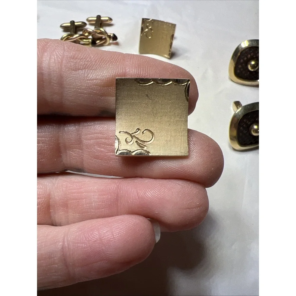 Vintage Cuff Links Lot Of 5